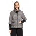 Betty Barclay - 7306 1040 Gewatteerde jas reversible zwart-print.